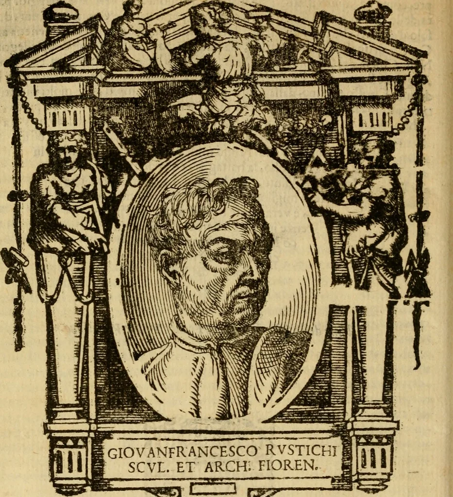 An illustration from Delle vite de' più eccellenti pittori, scultori, et architetti, 1648, leaf 97