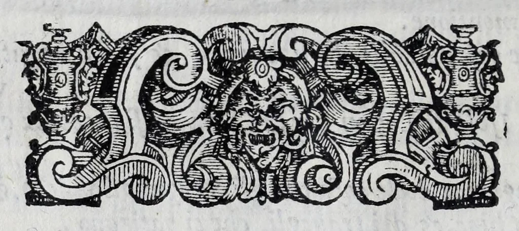 An illustration from Dell'historia della China, 1586, leaf 28