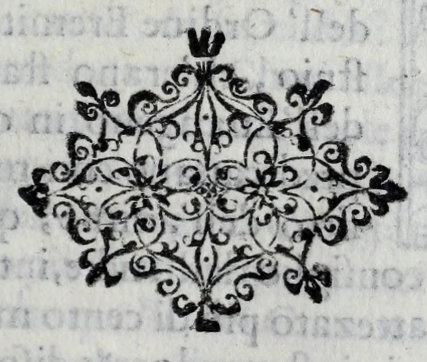 An illustration from Dell'historia della China, 1586, leaf 283