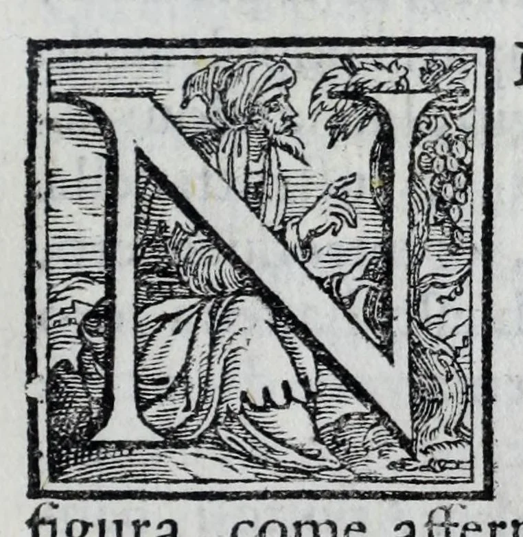 An illustration from Dell'historia della China, 1586, leaf 75