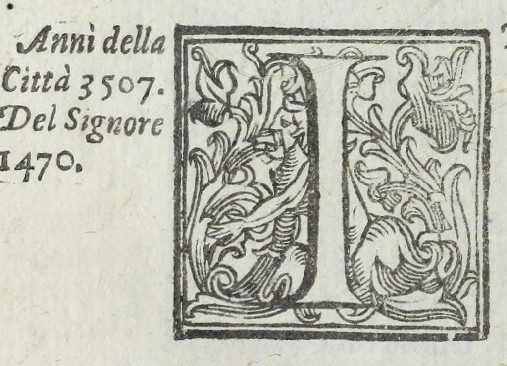 An illustration from Dell' historia di Perugia, di Pompeo Pellini : parte prima[-seconda], nella quale si contengono oltre l'origine e fatii [i.e. fatti] della città, li principali successi d'Italia per il corso d'anni 3525, 1664, leaf 720
