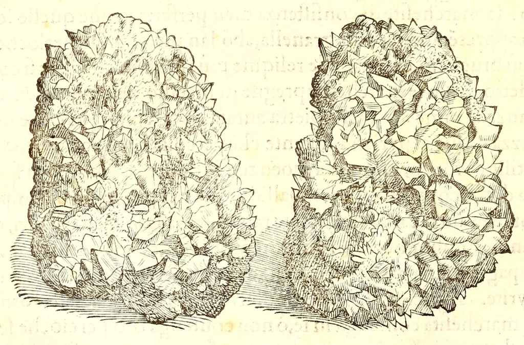 An illustration from Dell'historia natvrale di Ferrante Imperato napolitano libri XXVIII : nella qvale ordinatamente si tratta della diuersa condition di miniere e pietre : con alcune historie di piante & animali, sin'hora non date in luce, 1599, leaf 496