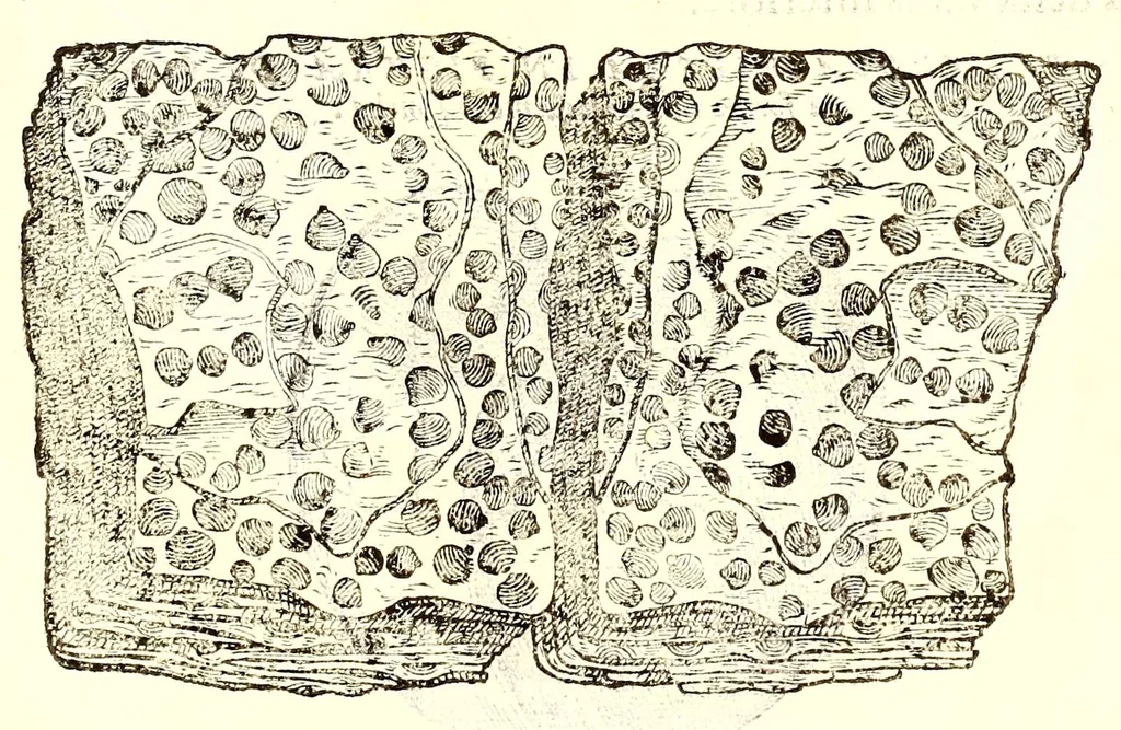 An illustration from Dell'historia natvrale di Ferrante Imperato napolitano libri XXVIII : nella qvale ordinatamente si tratta della diuersa condition di miniere e pietre : con alcune historie di piante & animali, sin'hora non date in luce, 1599, leaf 699