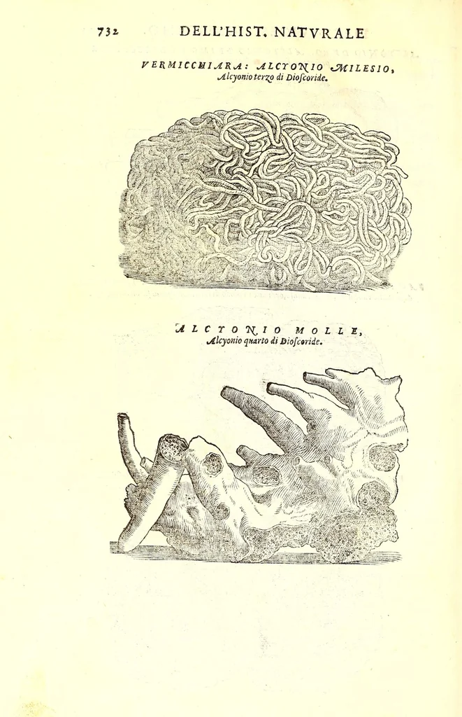 An illustration from Dell'historia natvrale di Ferrante Imperato napolitano libri XXVIII : nella qvale ordinatamente si tratta della diuersa condition di miniere e pietre : con alcune historie di piante & animali, sin'hora non date in luce, 1599, leaf 766