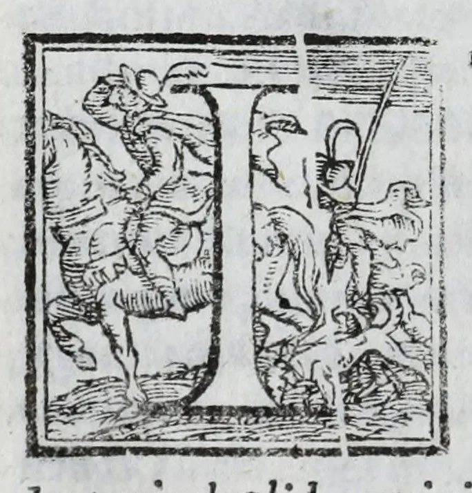 An illustration from Dell' historie di Siena, 1625, leaf 116