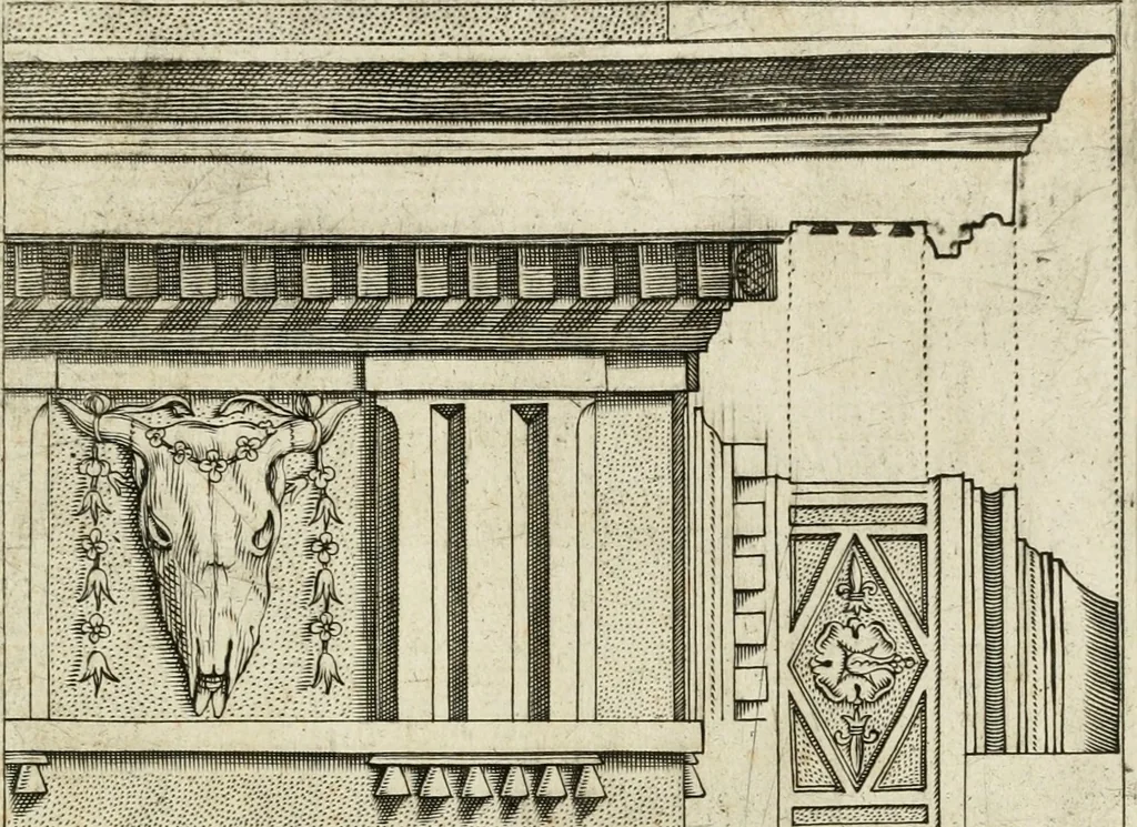 An illustration from Regola delli cinque ordini d'architettura, 1718, leaf 32