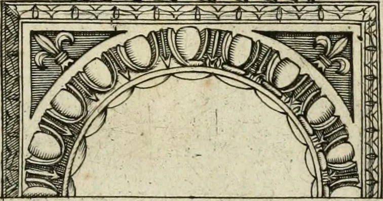 An illustration from Regola delli cinque ordini d'architettura, 1718, leaf 36