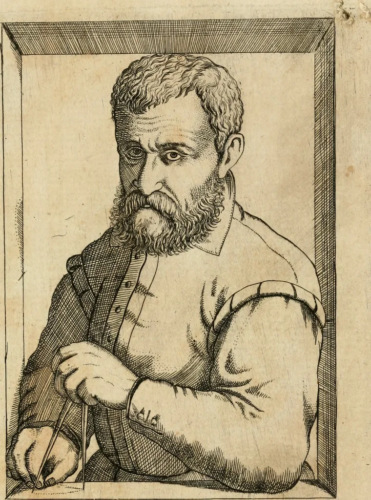 An illustration from Regola delli cinque ordini d'architettura, 1718, leaf 4