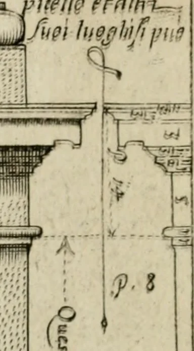 An illustration from Regola delli cinque ordini d'architettura, 1718, leaf 67