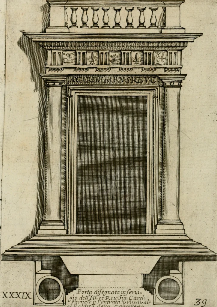 An illustration from Regola delli cinque ordini d'architettura, 1718, leaf 83