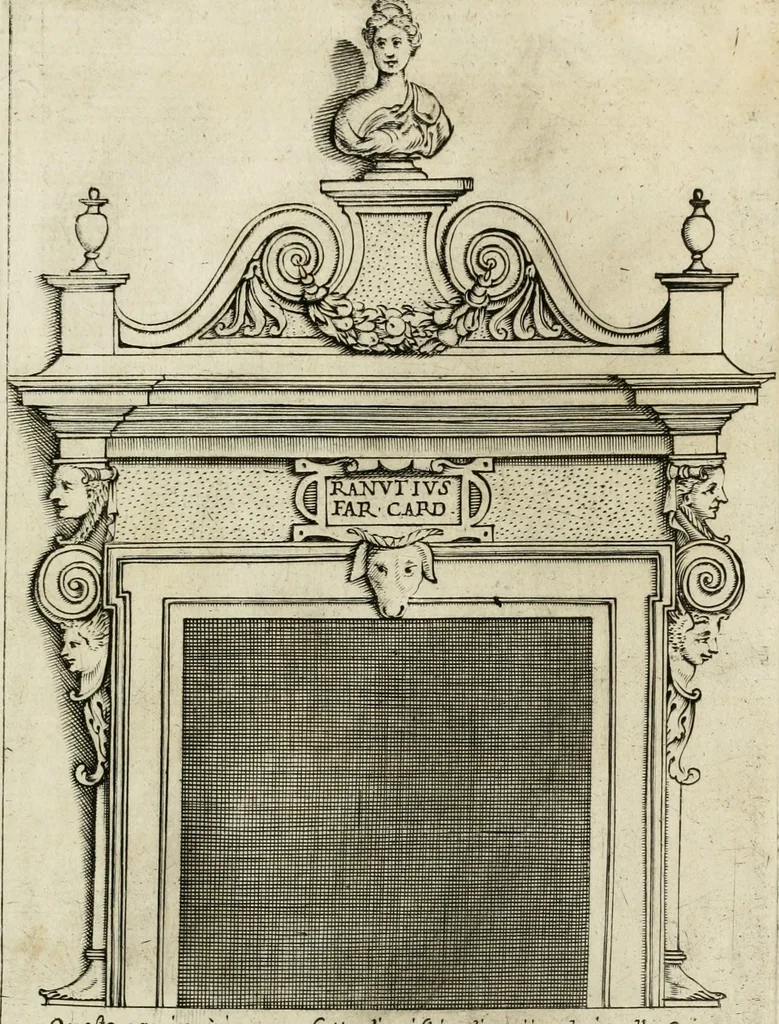 An illustration from Regola delli cinque ordini d'architettura, 1718, leaf 88