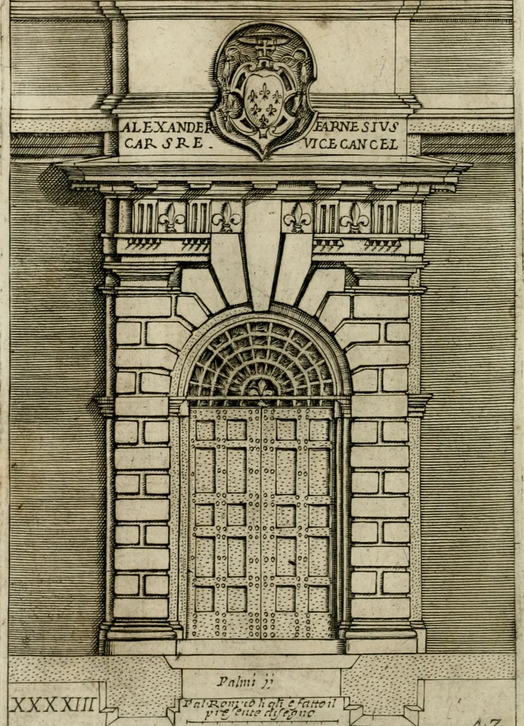 An illustration from Regola delli cinque ordini d'architettura, 1718, leaf 91
