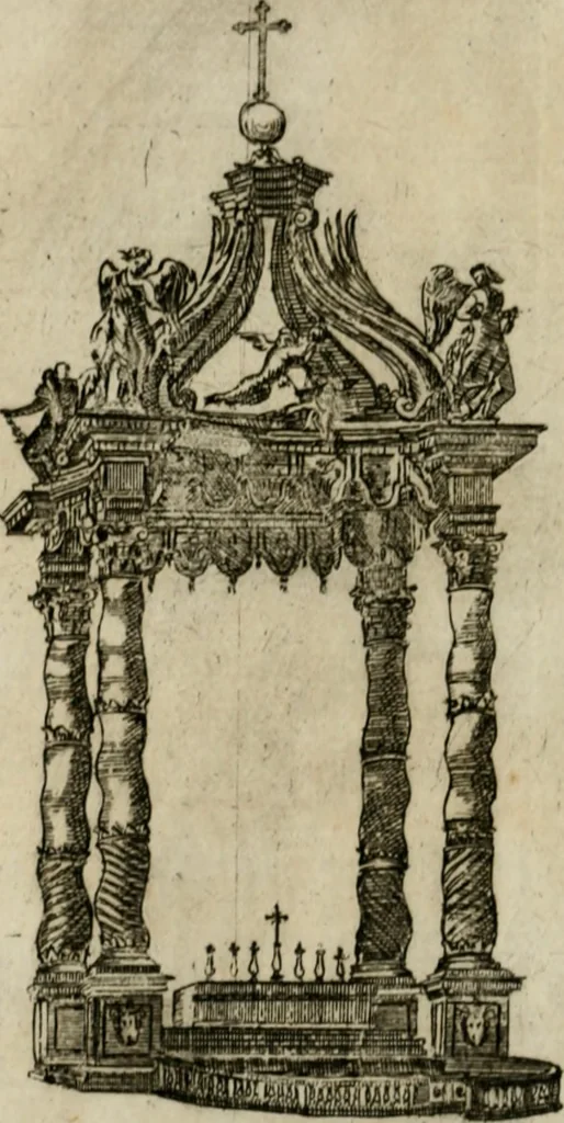 An illustration from Regola delli cinque ordini d'architettura, 1718, leaf 99
