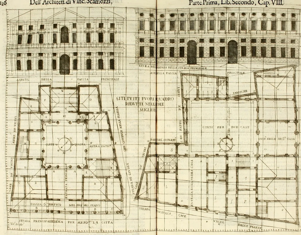 An illustration from Dell'idea della architettura universale, 1714, leaf 142