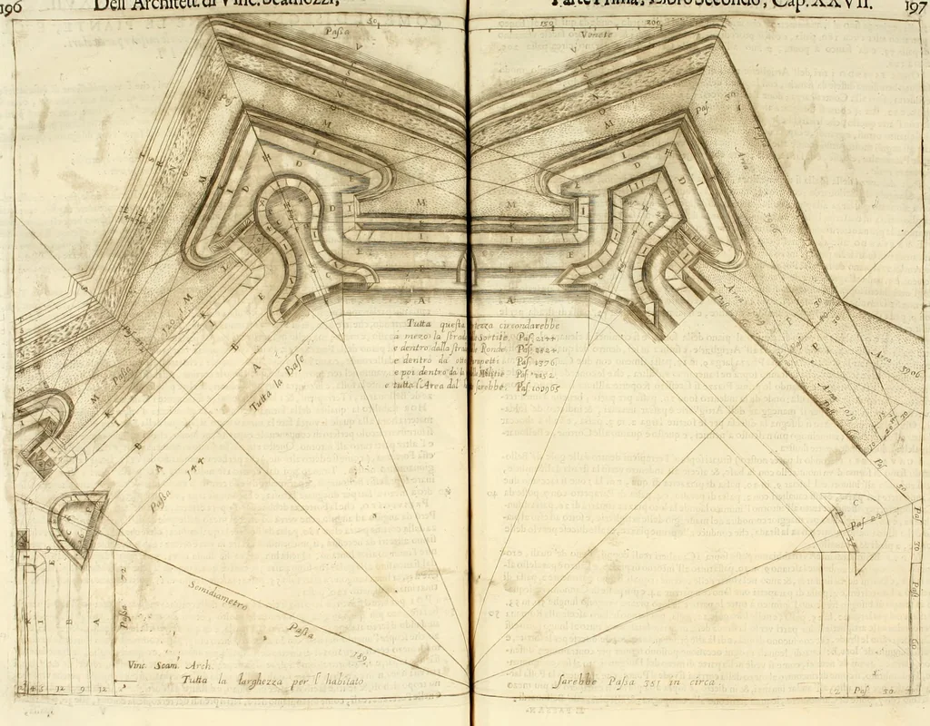 An illustration from Dell'idea della architettura universale, 1714, leaf 217