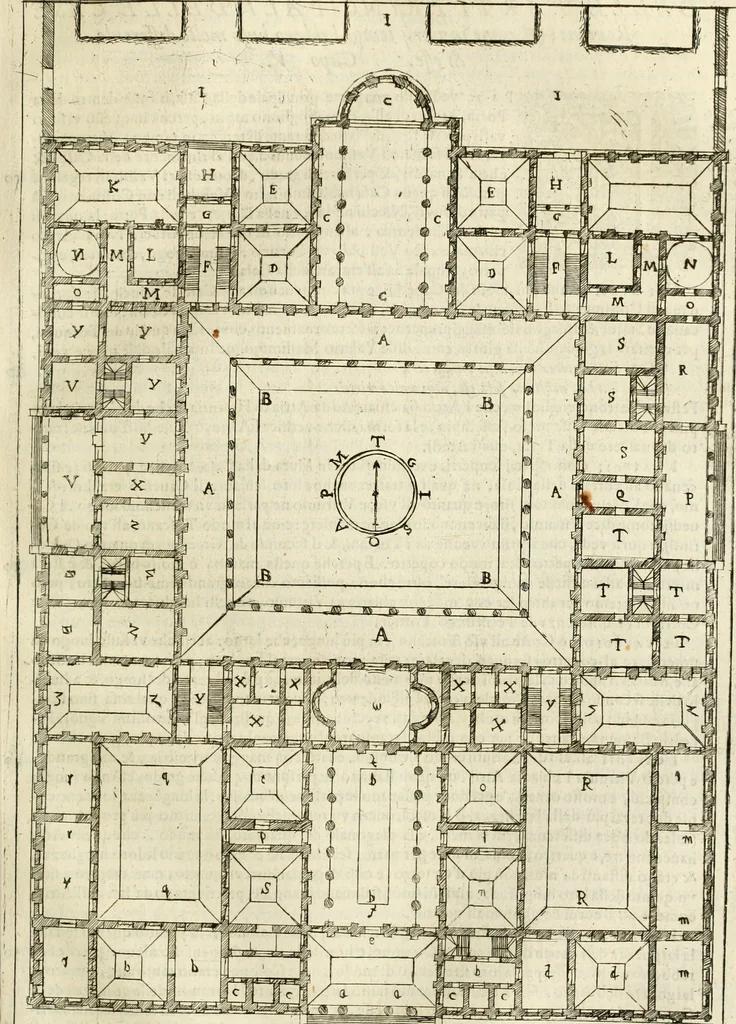 An illustration from Dell'idea della architettura universale, 1714, leaf 256