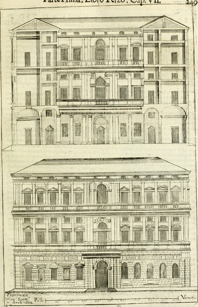 An illustration from Dell'idea della architettura universale, 1714, leaf 270