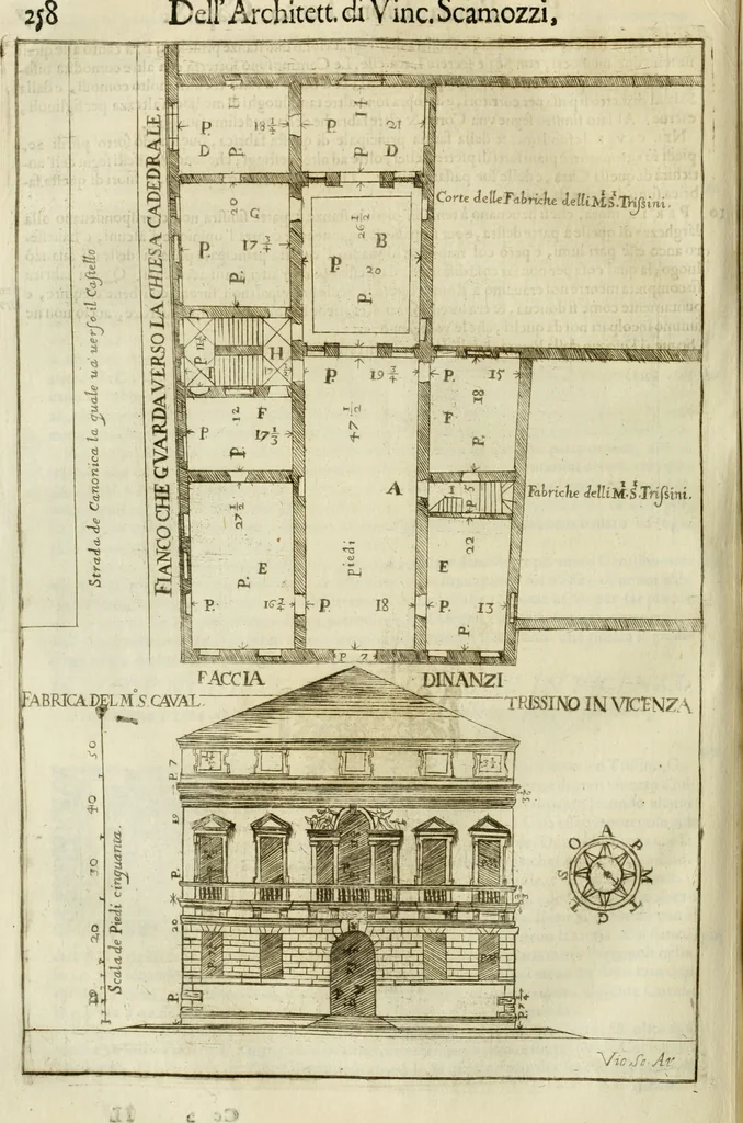 An illustration from Dell'idea della architettura universale, 1714, leaf 279