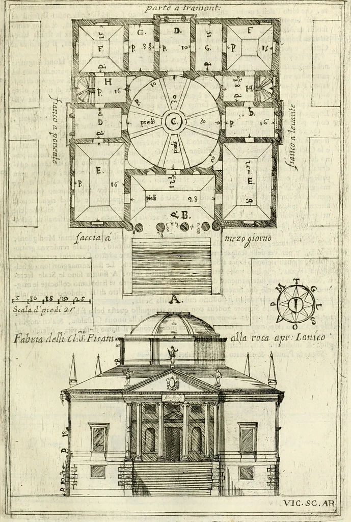An illustration from Dell'idea della architettura universale, 1714, leaf 294