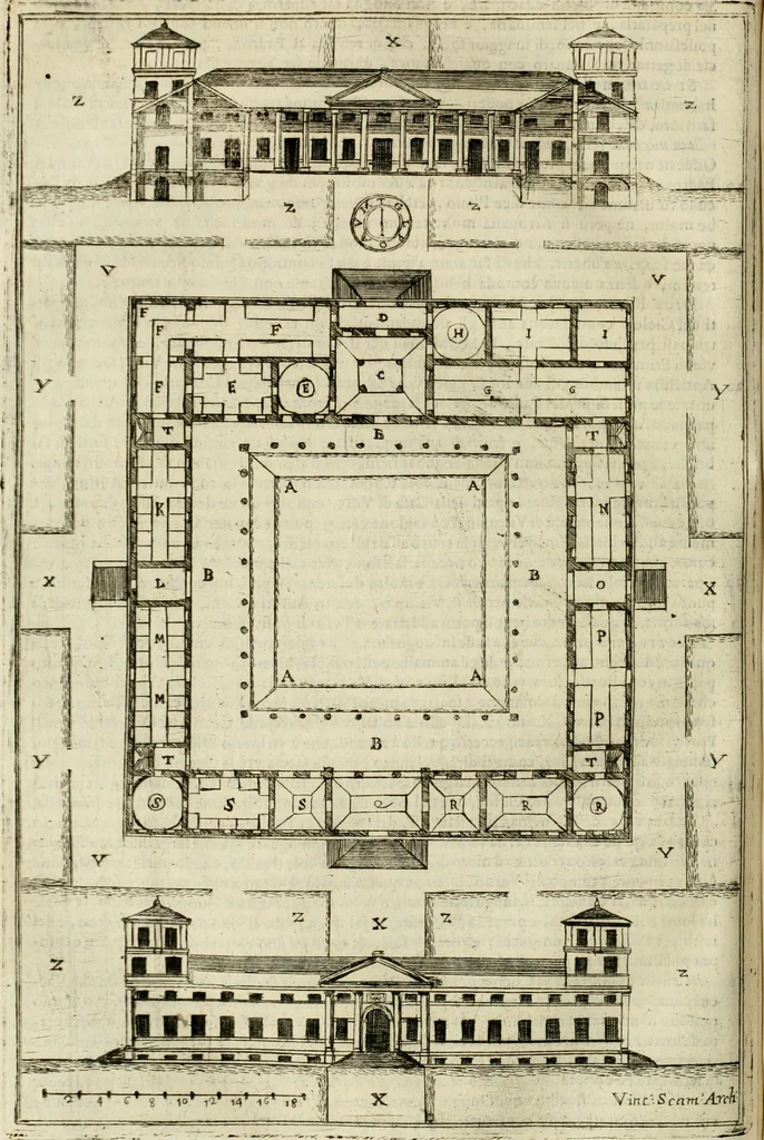 An illustration from Dell'idea della architettura universale, 1714, leaf 305