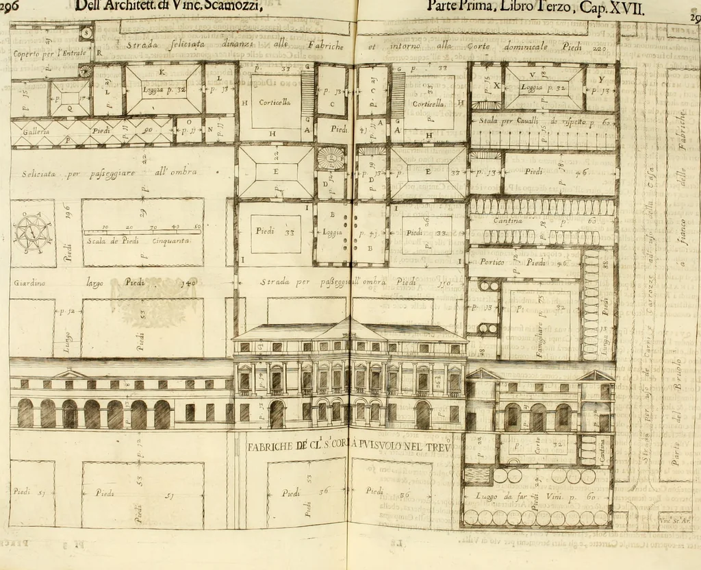 An illustration from Dell'idea della architettura universale, 1714, leaf 318