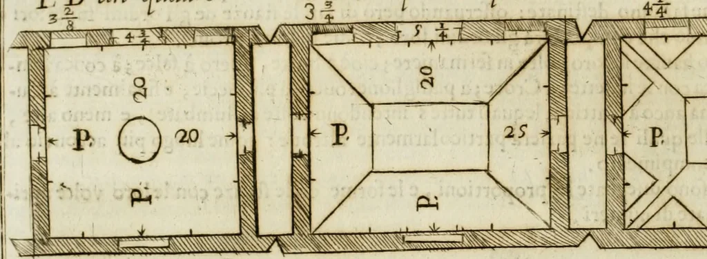 An illustration from Dell'idea della architettura universale, 1714, leaf 331