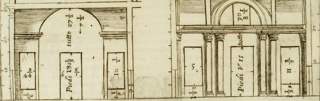 An illustration from Dell'idea della architettura universale, 1714, leaf 331