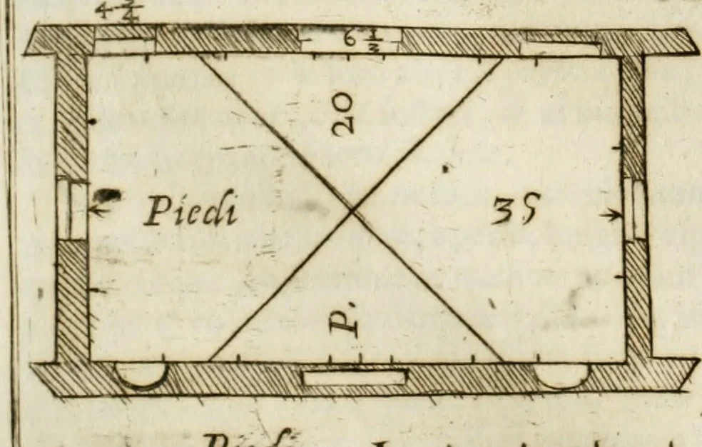 An illustration from Dell'idea della architettura universale, 1714, leaf 331