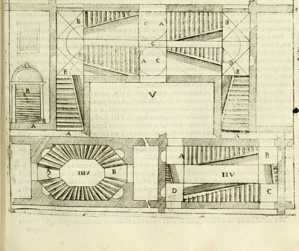 An illustration from Dell'idea della architettura universale, 1714, leaf 334