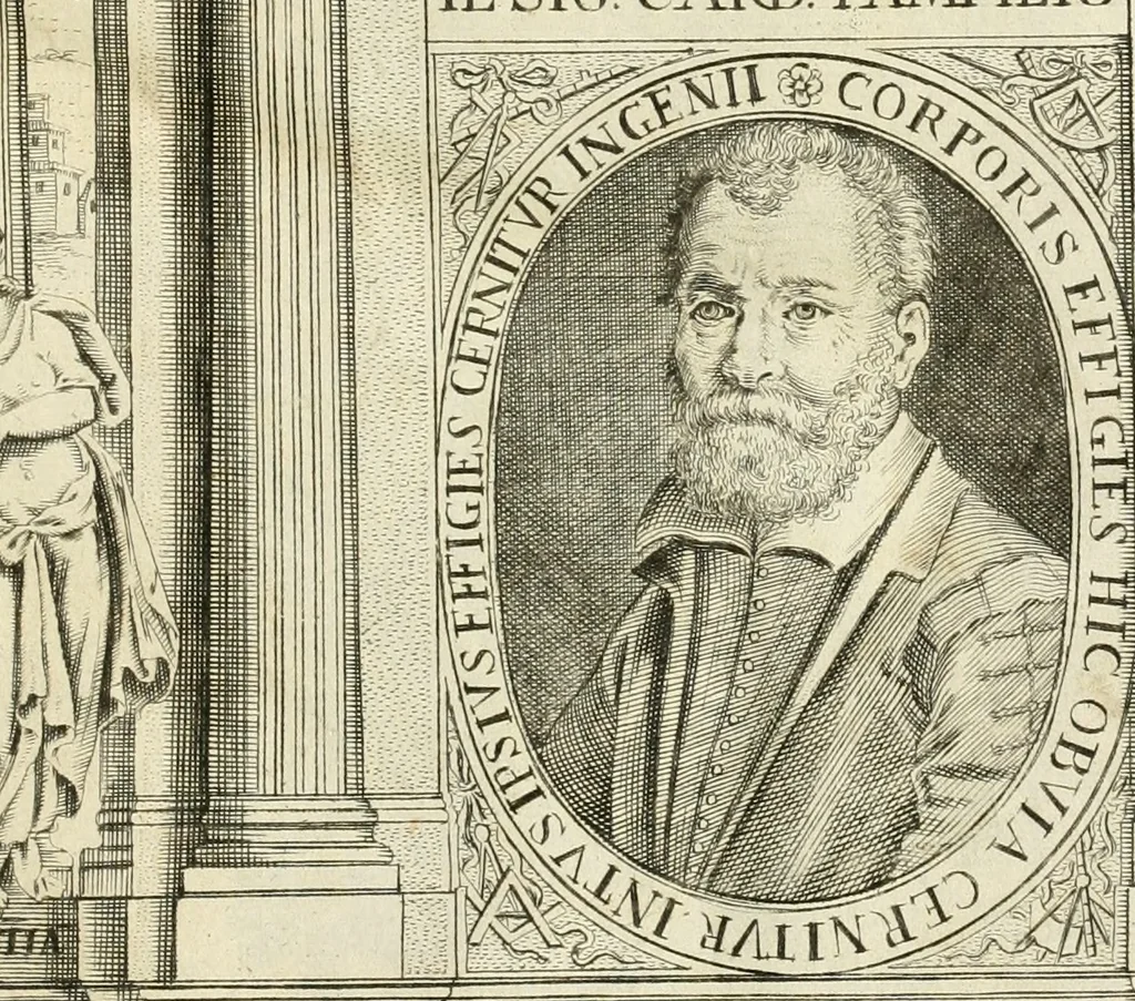 An illustration from Dell'idea della architettura universale, 1714, leaf 4