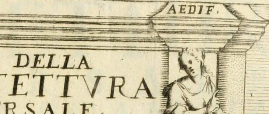 An illustration from Dell'idea della architettura universale, 1714, leaf 408