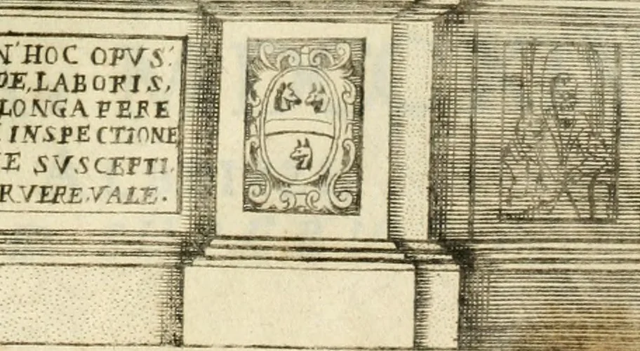 An illustration from Dell'idea della architettura universale, 1714, leaf 408