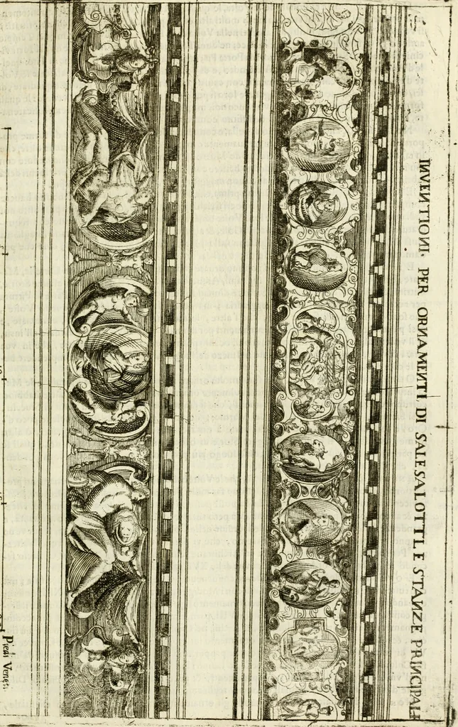 An illustration from Dell'idea della architettura universale, 1714, leaf 582