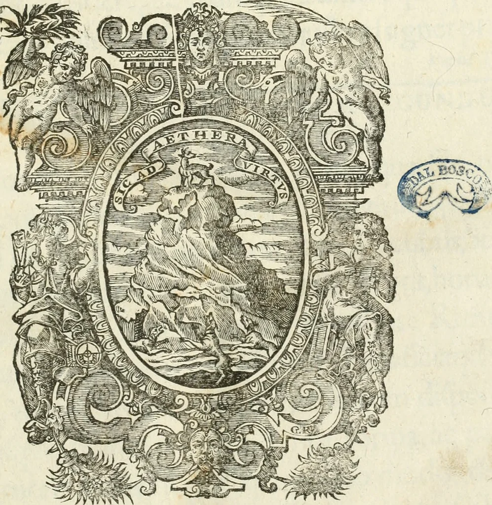 An illustration from Dell'idea della architettura universale, 1714, leaf 6