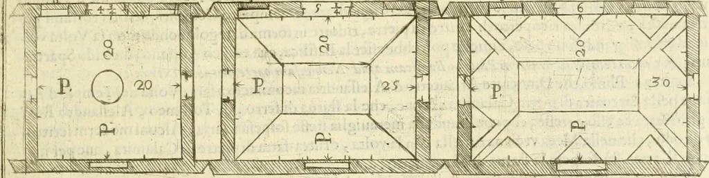 An illustration from Dell'idea della architettura universale, 1714, leaf 744