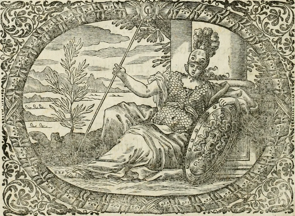 An illustration from Dell'idea della architettura universale, 1714, leaf 9