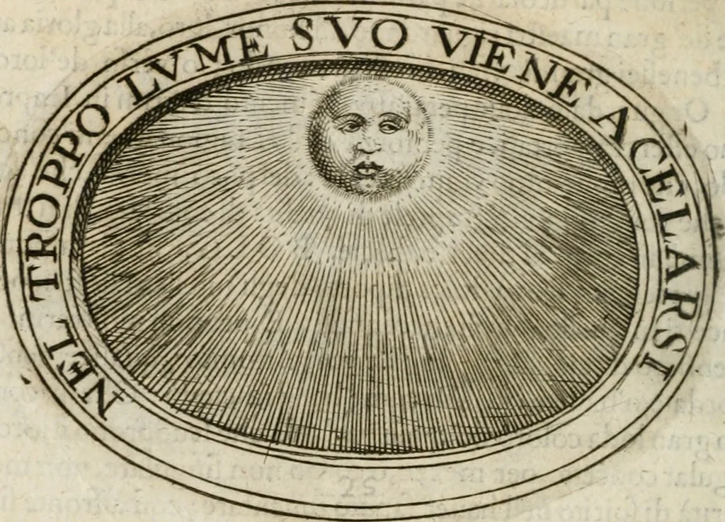 An illustration from Dell'imprese, 1594, leaf 191