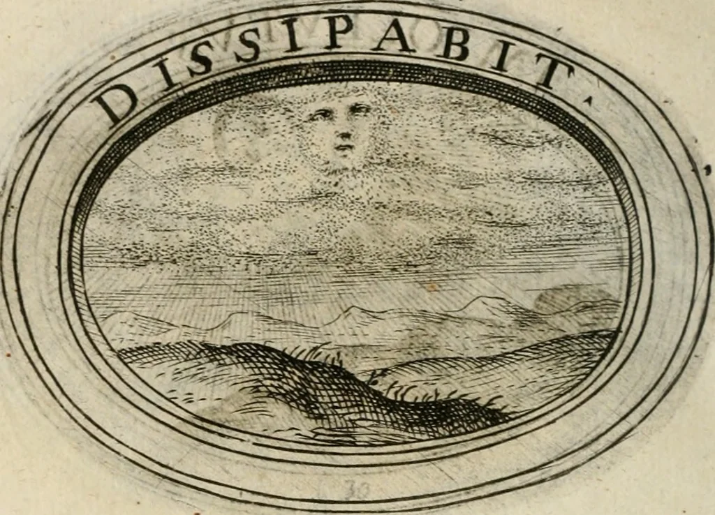 An illustration from Dell'imprese, 1594, leaf 195