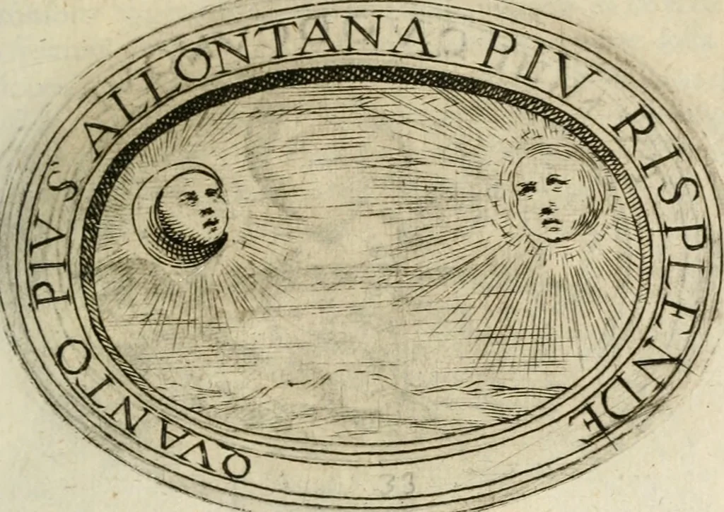 An illustration from Dell'imprese, 1594, leaf 198