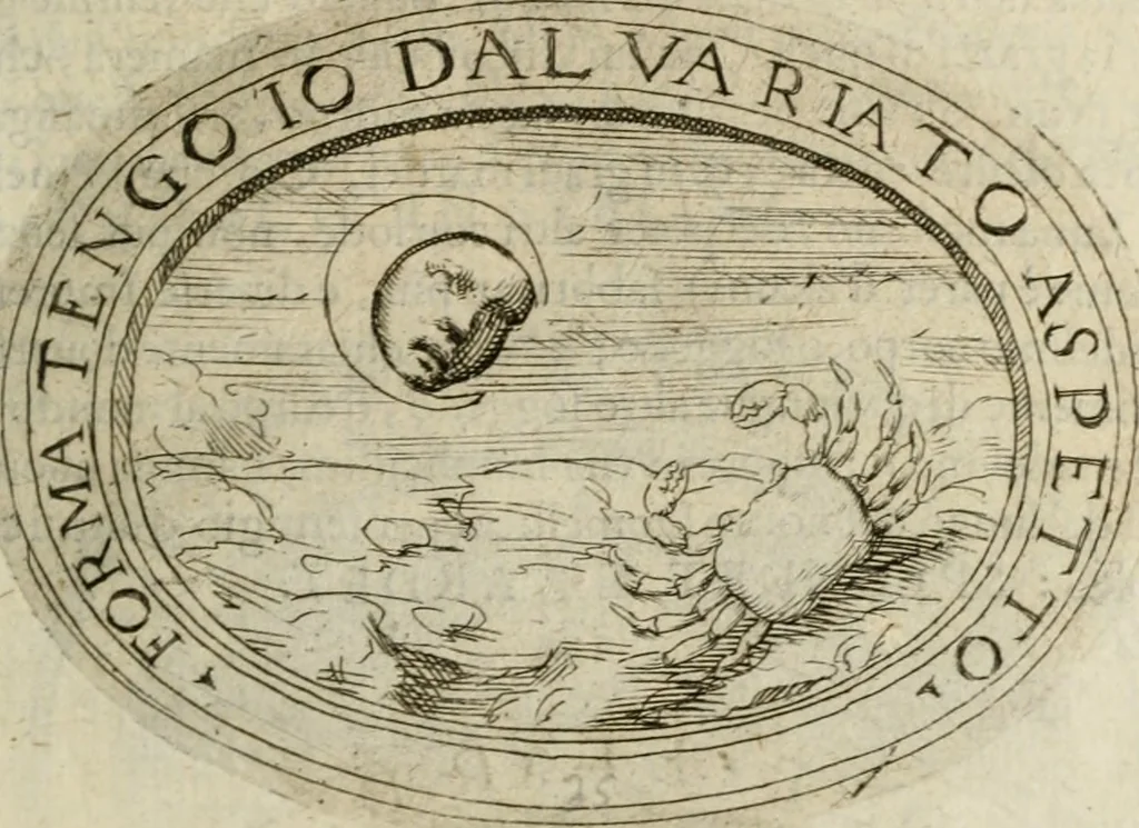 An illustration from Dell'imprese, 1594, leaf 200