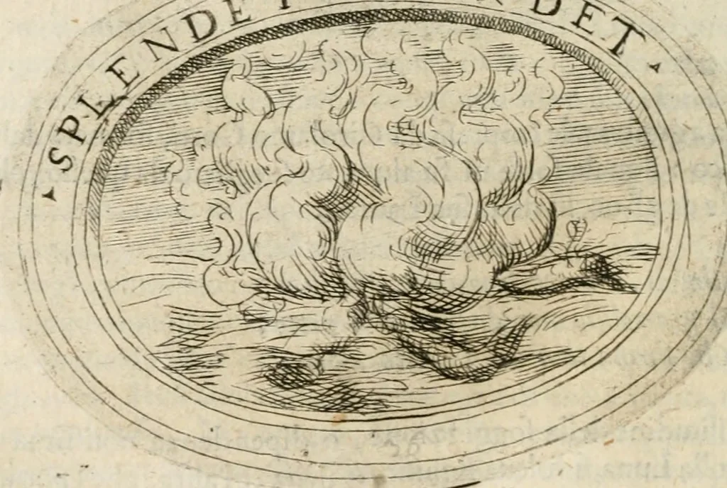 An illustration from Dell'imprese, 1594, leaf 201