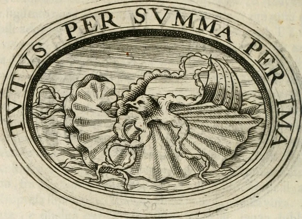 An illustration from Dell'imprese, 1594, leaf 221