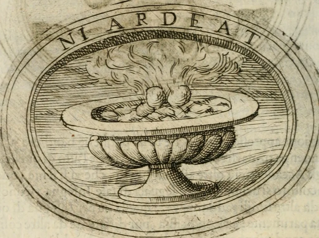 An illustration from Dell'imprese, 1594, leaf 225