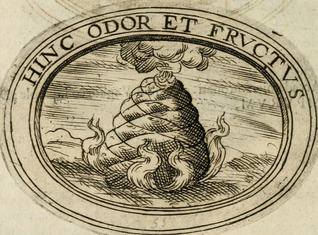 An illustration from Dell'imprese, 1594, leaf 227