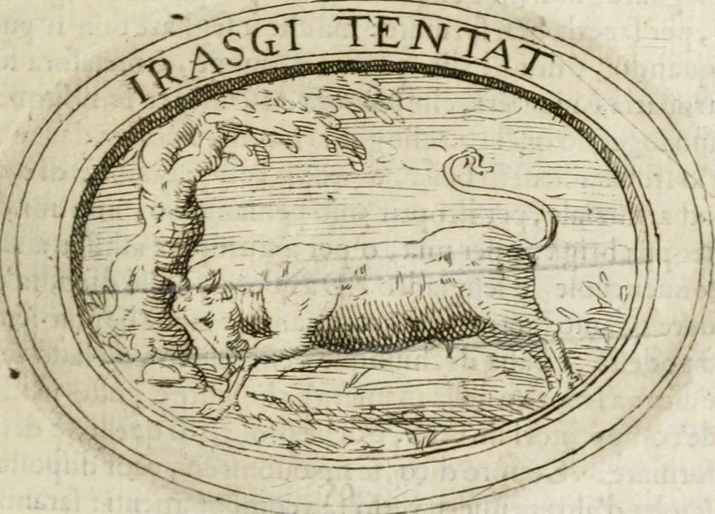 An illustration from Dell'imprese, 1594, leaf 284
