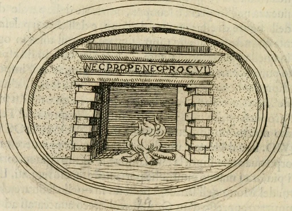An illustration from Dell'imprese, 1594, leaf 297