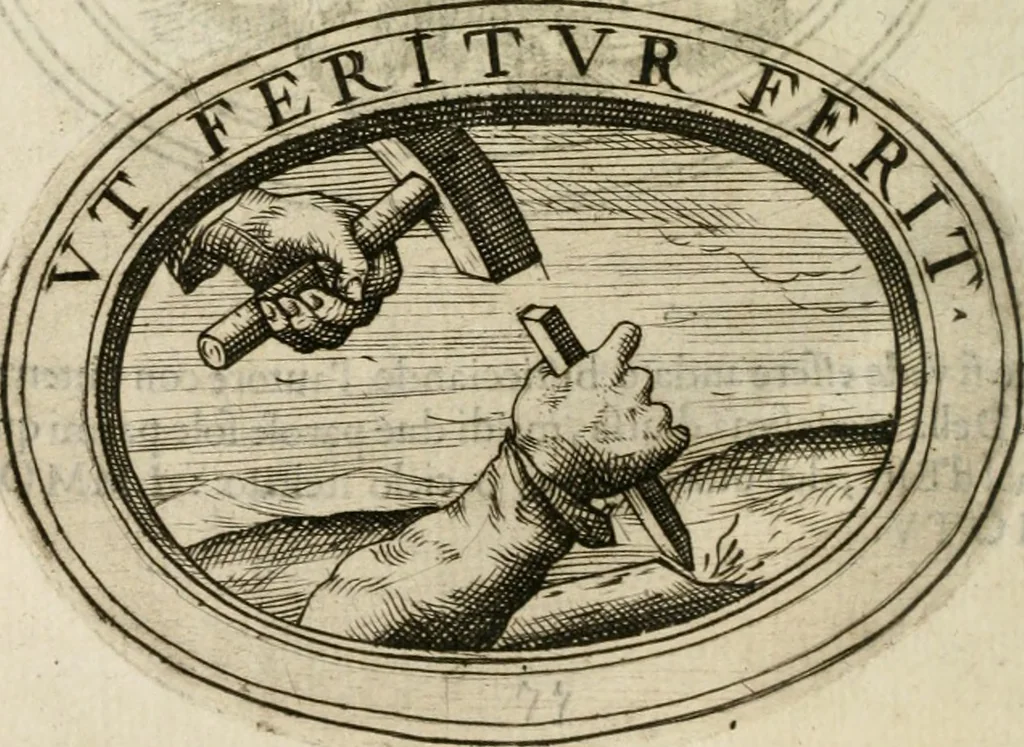 An illustration from Dell'imprese, 1594, leaf 301