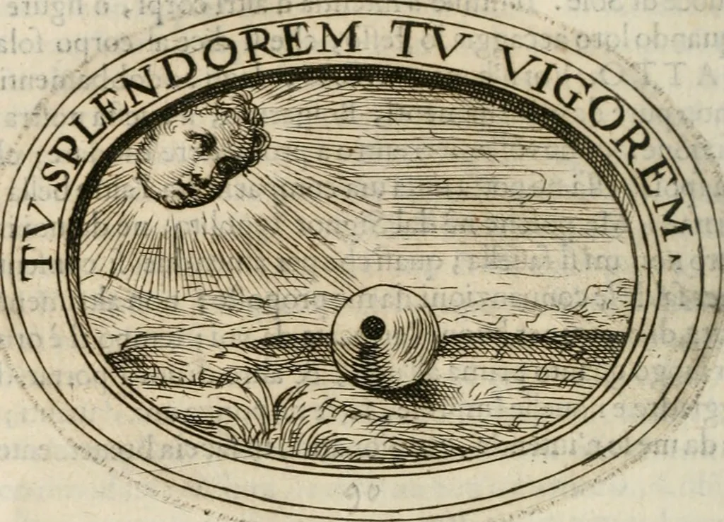 An illustration from Dell'imprese, 1594, leaf 379