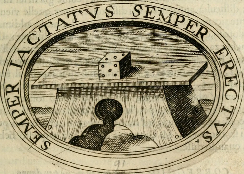 An illustration from Dell'imprese, 1594, leaf 386
