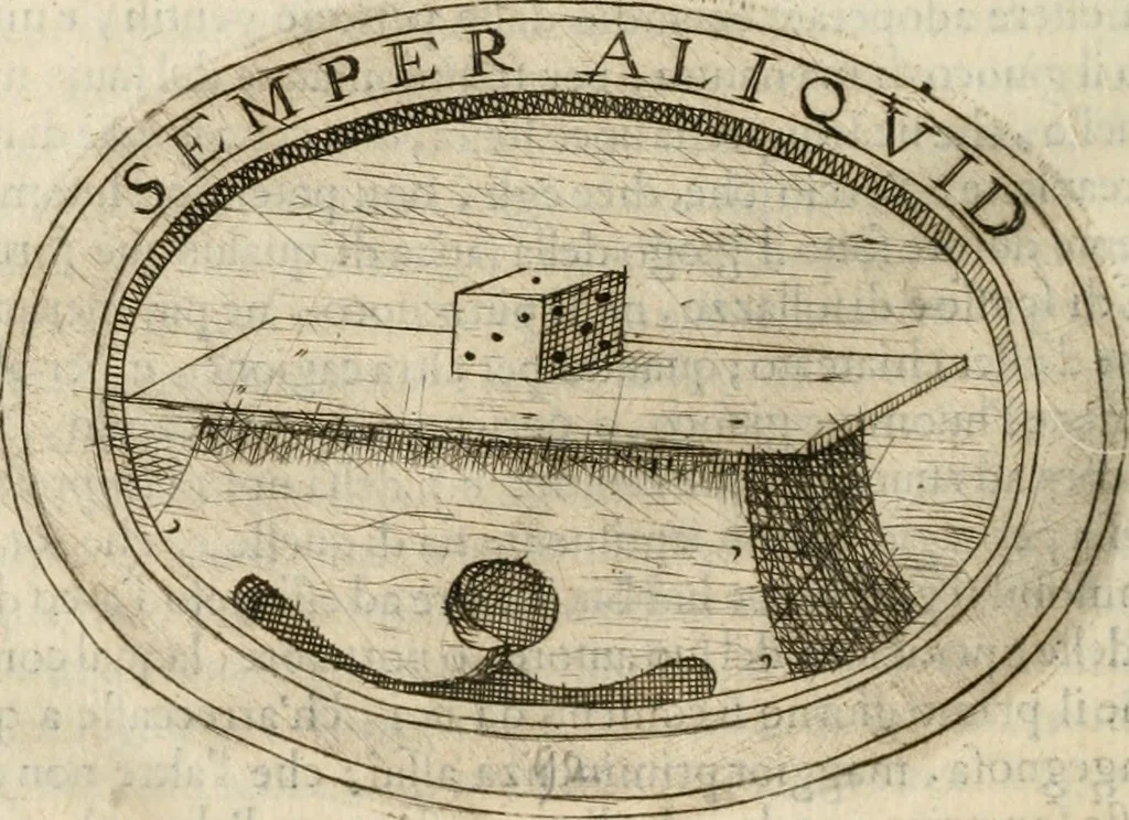 An illustration from Dell'imprese, 1594, leaf 393